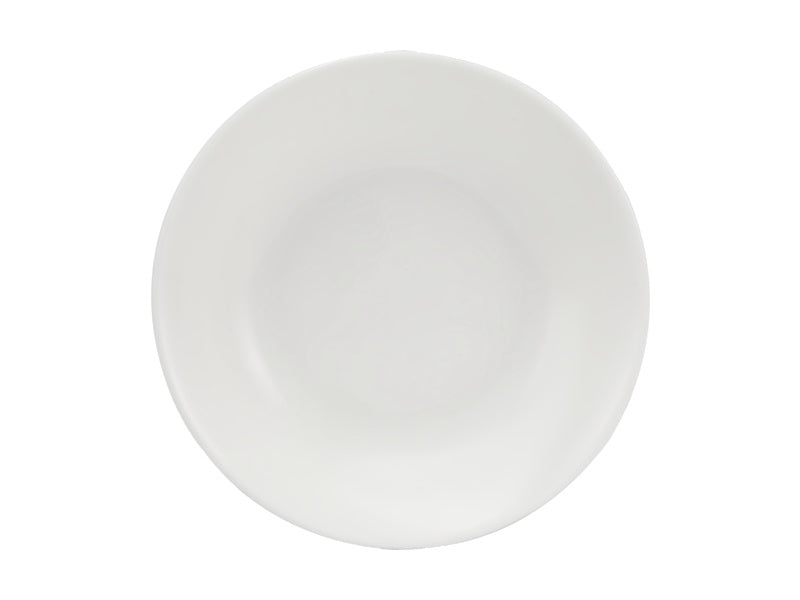 White Basics Round Sauce Dish