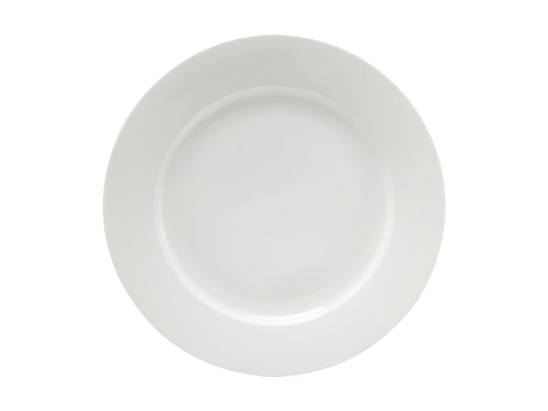 White Basics Rim Dinner Plate