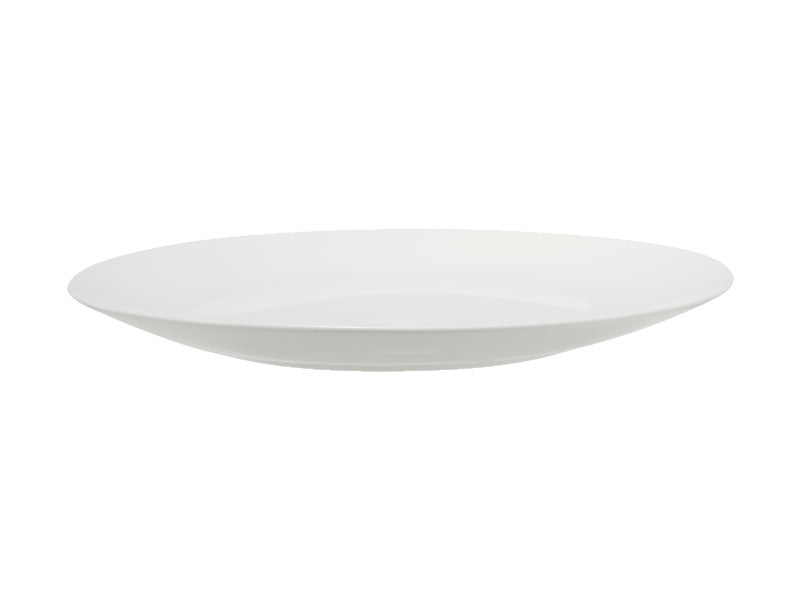 White Basics Coupe Dinner Plate