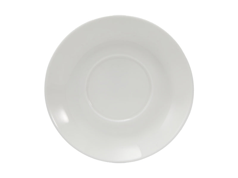 White Basics Straight Demi Cup & Saucer