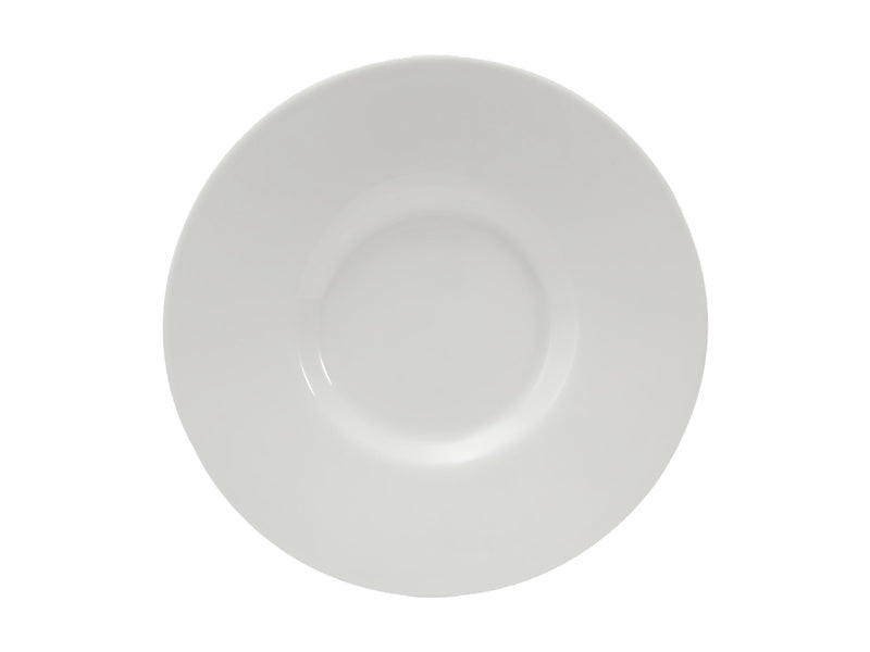 White Basics Straight Cup & Saucer