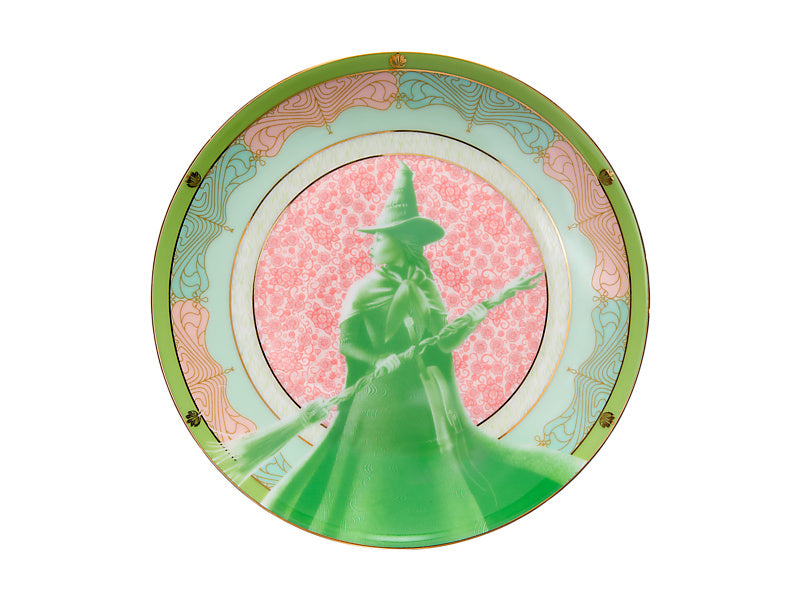 Wicked Pink Goes Good With Green Coupe Plate Elphaba Gift Boxed