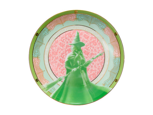 Wicked Pink Goes Good With Green Coupe Plate Elphaba Gift Boxed