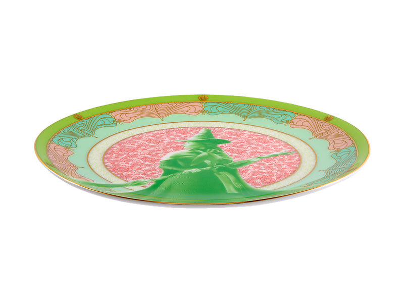 Wicked Pink Goes Good With Green Coupe Plate Elphaba Gift Boxed