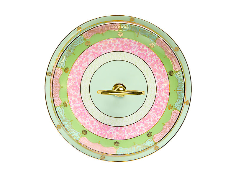 Wicked Pink Goes Good With Green 2 Tiered Cake Stand Elphaba Gift Boxed