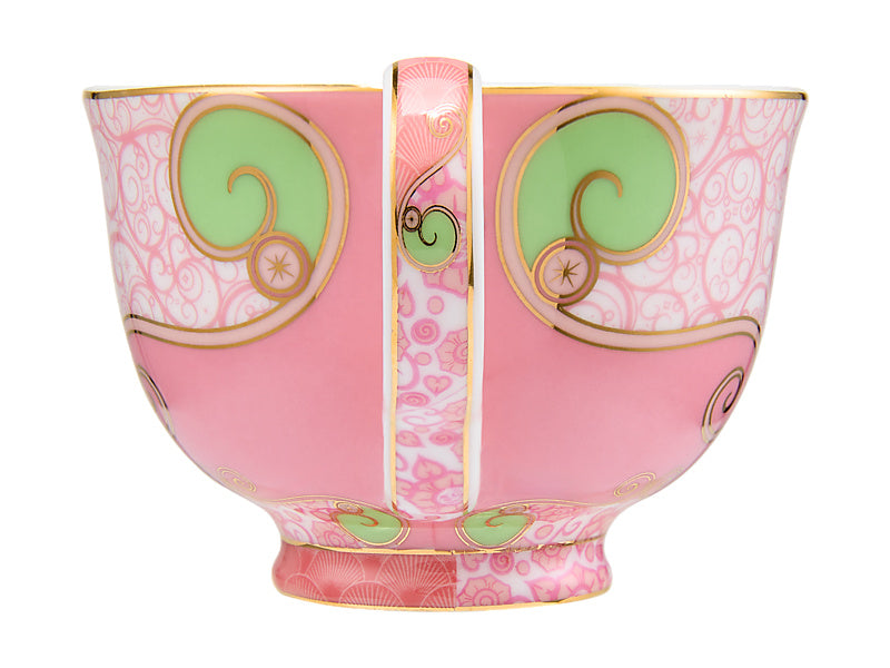 Wicked Pink Goes Good With Green Demi Cup & Saucer Set of 2 Glinda Gift Boxed