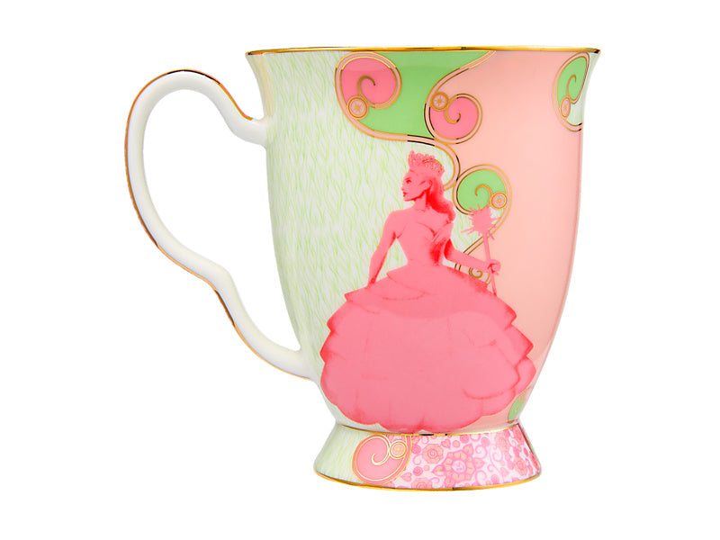 Wicked Pink Goes Good With Green Footed Mug Glinda Gift Boxed