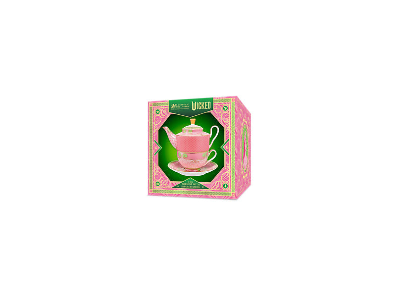 Wicked Pink Goes Good With Green Tea for One With Infuser Glinda Gift Boxed