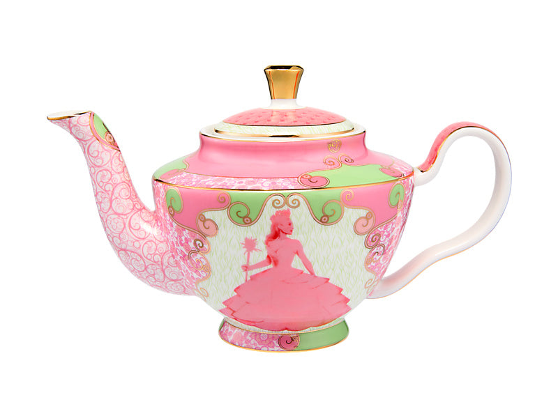 Wicked Pink Goes Good With Green Teapot With Infuser Glinda Gift Boxed