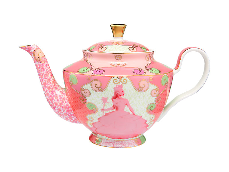 Wicked Pink Goes Good With Green Teapot With Infuser Glinda Gift Boxed