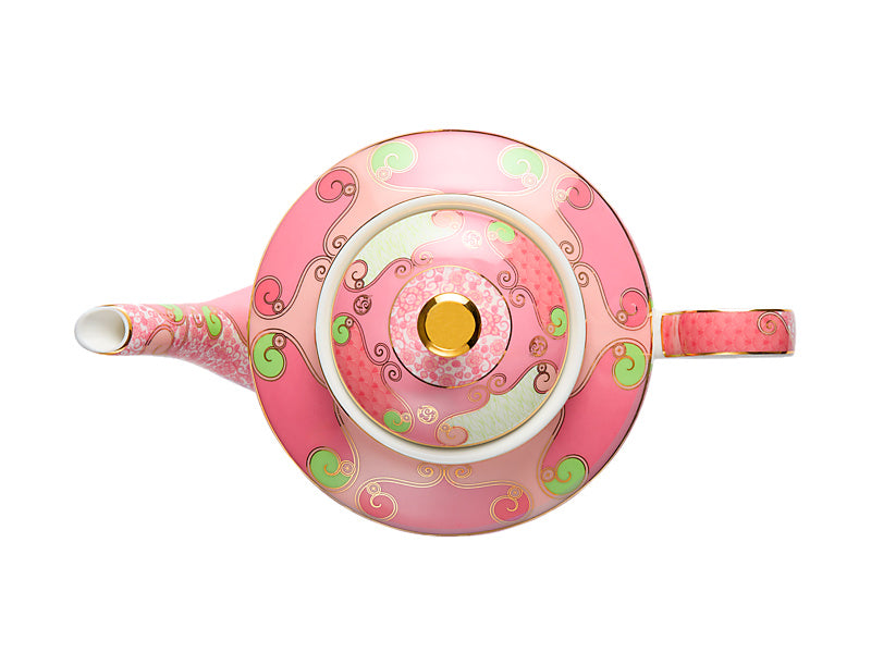 Wicked Pink Goes Good With Green Teapot With Infuser Glinda Gift Boxed