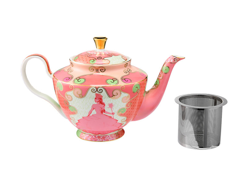 Wicked Pink Goes Good With Green Teapot With Infuser Glinda Gift Boxed