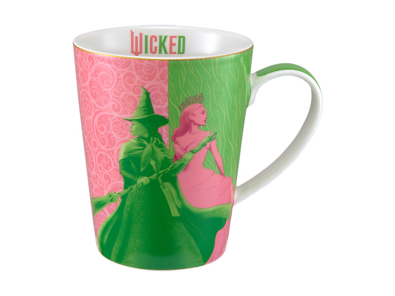 Wicked Magical Conical Mug Pink & Green Forever Gift Boxed