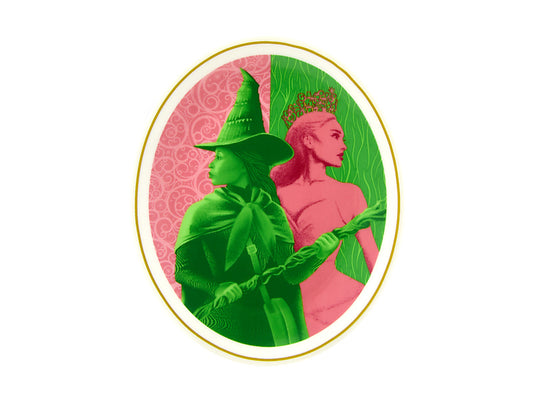 Wicked Magical Trinket Dish Pink & Green Forever Gift Boxed