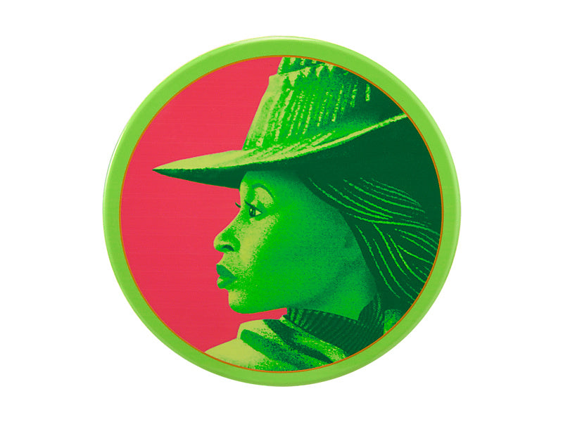 Wicked Magical Ceramic Coaster 10cm Set of 4 Pink & Green Forever Gift Boxed