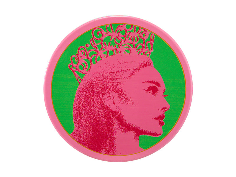 Wicked Magical Ceramic Coaster 10cm Set of 4 Pink & Green Forever Gift Boxed