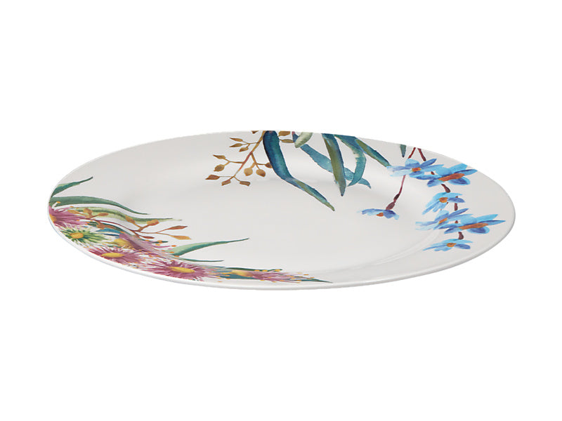 Royal Botanic Gardens Eucalyptus Bloom Rim Entree Plate