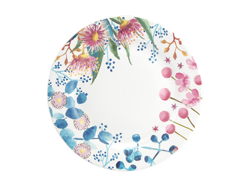 Royal Botanic Gardens Eucalyptus Bloom Rim Dinner Set 12pc Gift Boxed