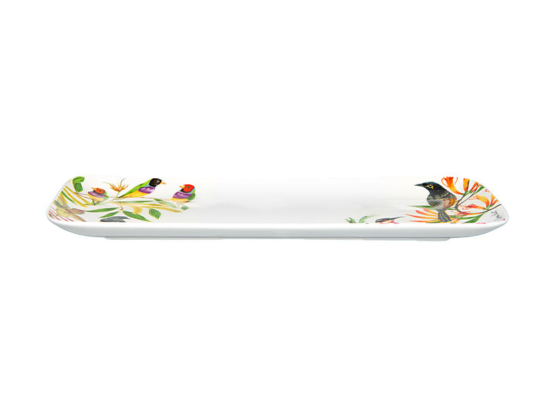 Eloise Short Lyric Rectangular Platter Birds Gift Boxed