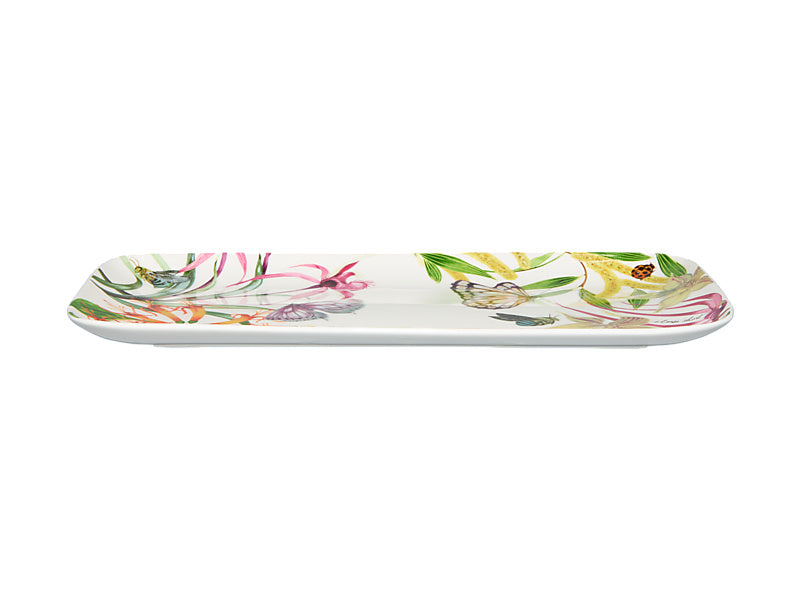 Eloise Short Lyric Rectangular Platter Butterflies Gift Boxed